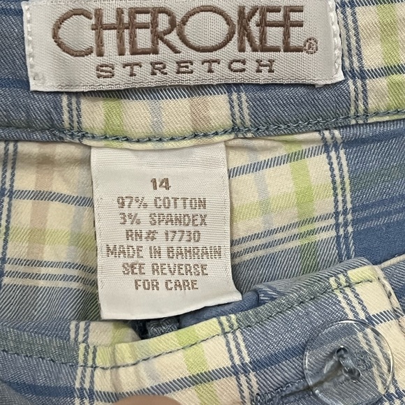 Cherokee Ankle Plaid Pants - Picture 4 of 4
